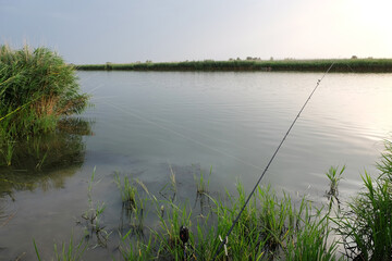 fishing rod spinning outdoor fishing