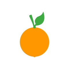 orange isolated on white