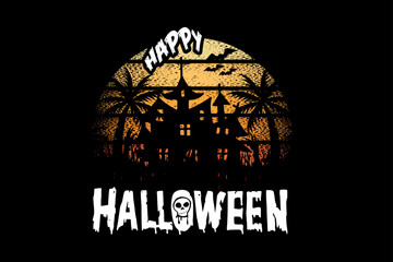 Happy Halloween, Halloween t-shirt design