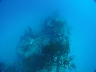 Japanese navy destroyer Fumitsuki in WW2. Here is the world's greatest wreck diving destination.Chuuk (Truk lagoon), Federated States of Micronesia (FSM).