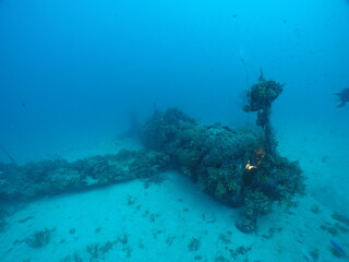 Fototapeta na wymiar Chuuk (Truk lagoon), Federated States of Micronesia (FSM). Here is the world's greatest wreck diving destination.