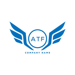 Fototapeta ATF letter logo design.ATF creative initials monogram vector letter logo concept.ATF letter design.
 obraz