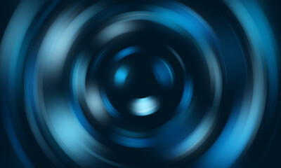 Abstract futuristic spin circle radial circular motion blur vector background - obrazy, fototapety, plakaty