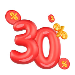 Discounts  35percent off text 3d rendering