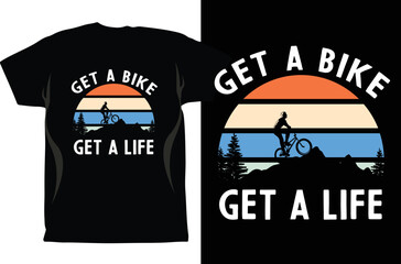 Cycling T-shirt Design Vector graphics. Unisex. Bicycle Riders. Bike Shirt. Funny Cycling T-Shirt. Gifts For Cyclist. Cycling Shirt. Fixed Gear Shirt