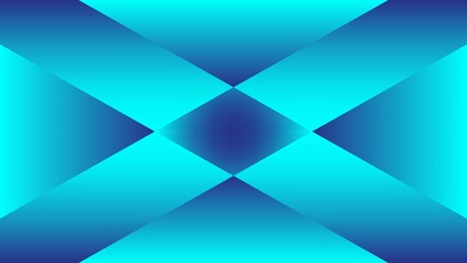 Plakat abstract background with a combination of cyan, blue, and gold lines.