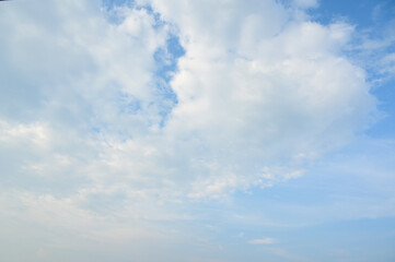 blue sky background, natural landscape
