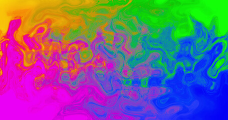Fototapeta na wymiar Image of moving background with multicoloured waves