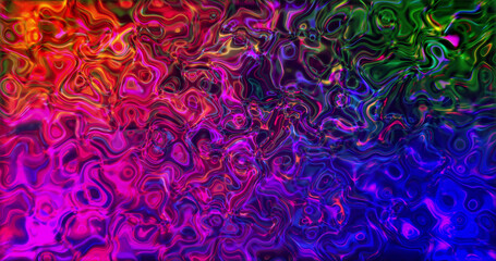 Obraz na płótnie Canvas Image of moving background with multicoloured waves