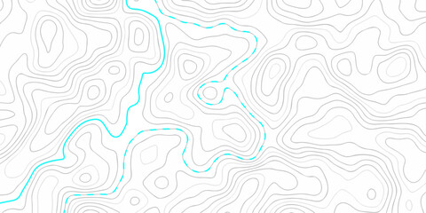 Abstract pattern and Topographic map background. Line topography map contour background, geographic grid. Abstract vector illustration.