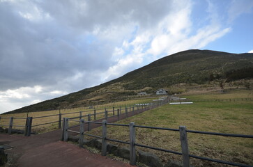Remote hidden island Hachijo island in Tokyo, Japan