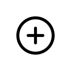 add circle web and app icon vector png isolated on white background