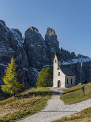 church in the dolomites