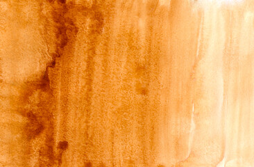 hand drawn brown abstract watercolor background with texture. Old paper