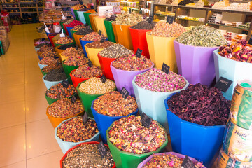 Spices on the market in Turkey