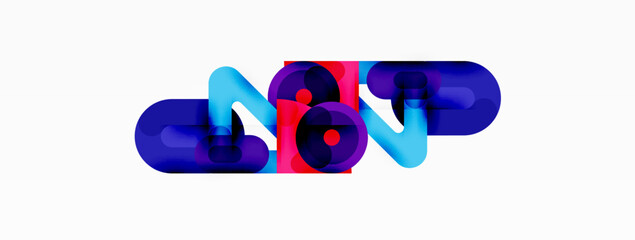 Creative geometric wallpaper. Circles, lines background. Business template for wallpaper, banner, background or landing