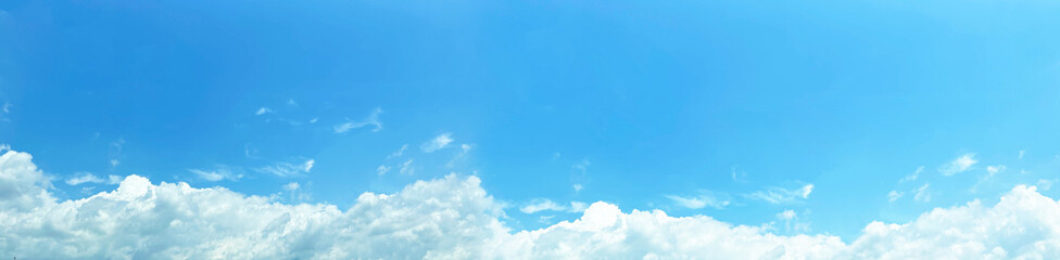 Fototapeta 真っ青な空のパノラマ写真 obraz