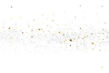 Christmas light gold and light silver glitter confetti texture.