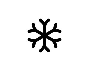 Cold sign vector line icon