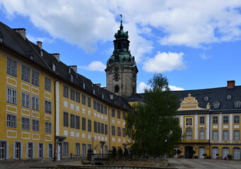 Obraz premium Historical Castle Heidecksburg in the Town Rudolstadt, Thuringia
