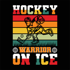 best hockey t shirt design vector