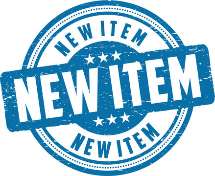 New item sign or stamp png illustration