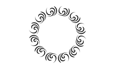 Hand Drawn Floral Frame. Branches, wreaths, wedding design for print