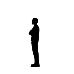 silhouette of a man