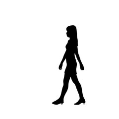 Fototapeta premium Woman body silhouette
