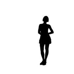 silhouette of a woman
