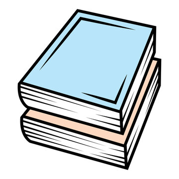 recommend clip art: book icon isolated on white