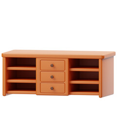 TV Stand Furniture 3D Icon