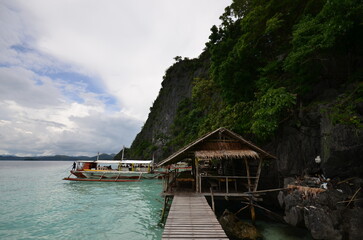 Kayangan lake at Colon city in Busuanga, Palawan