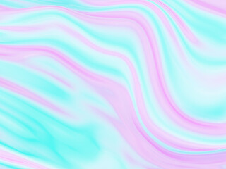 Obraz premium Vibrant blue and pink silk glossy texture