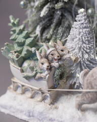 
christmas decor
isolated on gray background