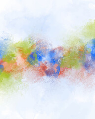 Obraz premium Abstract watercolor textured background. Design for your date, postcard, banner, logo.