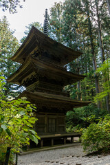 三重塔　光前寺　駒ヶ根市　長野