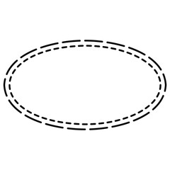 geometric dashed frame
