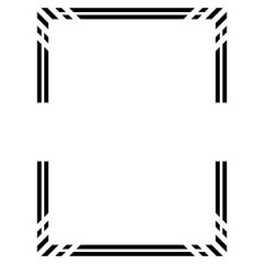 modern rectangle frame
