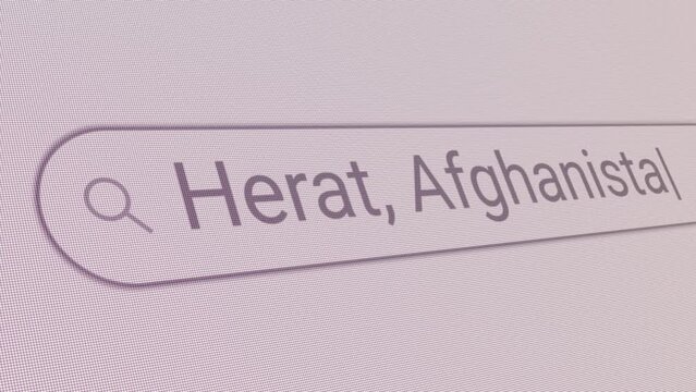 Search Bar Herat Afghanistan 
Close Up Single Line Typing Text Box Layout Web Database Browser Engine Concept