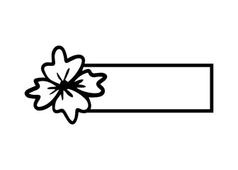 flower name tag
