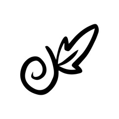 leaves spiral element
