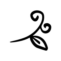 leaves spiral element
