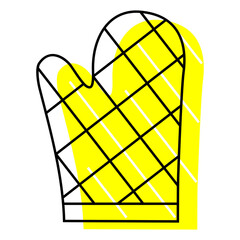 Illustration of Oven Mitt Icon