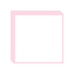 pastel square box

