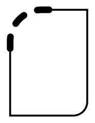 art corner rectangle frame
