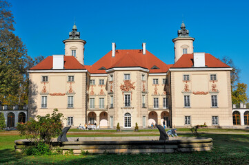 Obraz premium Palace in Otwock Wielki, Masovian Voivodeship, Poland