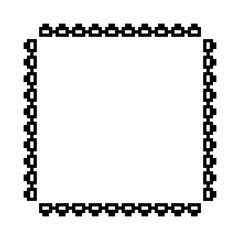 pixel square frame
