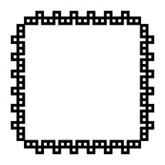 pixel square frame
