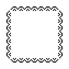 pixel square frame

